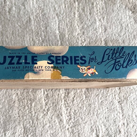 1940's Puzzle - Playland Child's Picture Puzzle - Monkey Organ Grinder - Picture 7 of 7